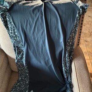adidas Women’s Dark Teal and Aqua Pattern Athletic Dress